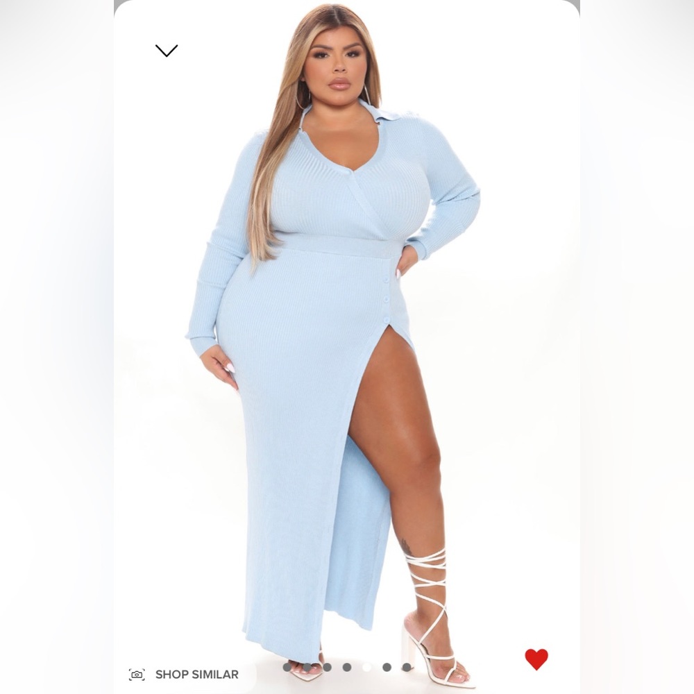 Brand new Fashionova Sweater Midi Dress 2X